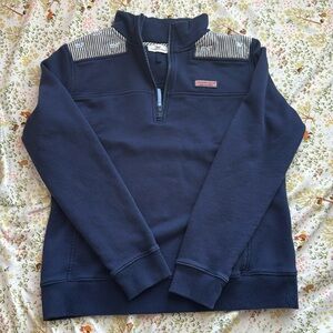 Vineyard Vines Navy Whale Embroidered Shep Shirt